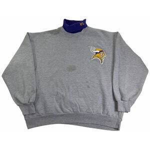 Vintage 90s Minnesota Vikings Crewneck Men's XL Majestic Sweatshirt Football NFL